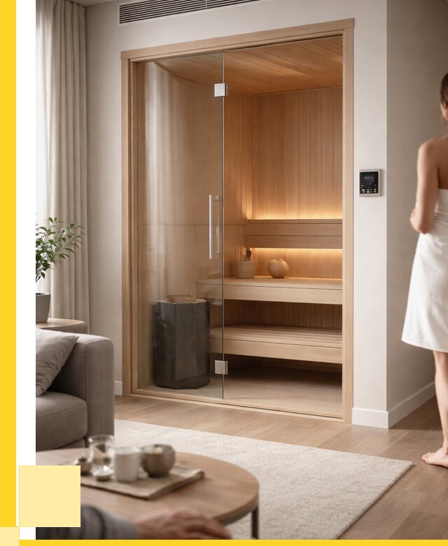 Сауна в квартире под ключ в Норильске от 124620 р. ЭриданНрл