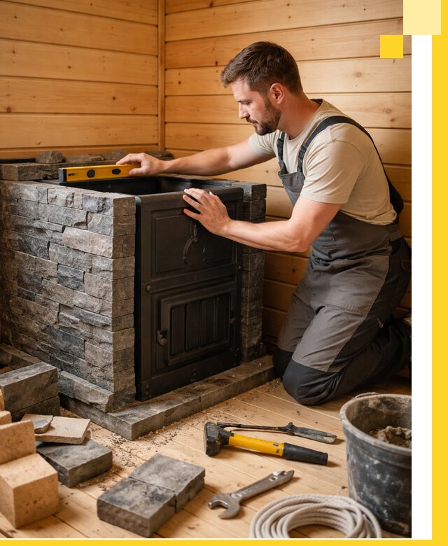 Производство и установка печей для саун под ключ в Норильске