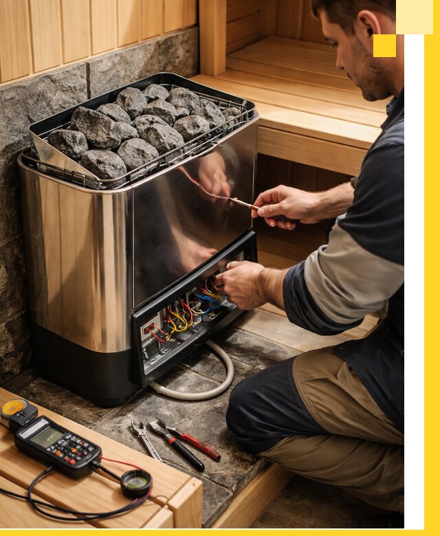 Продажа и установка электрокаменок для саун в Норильске