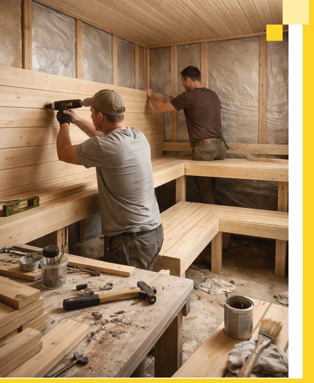 Профессиональная отделка бань и саун под ключ в Норильске