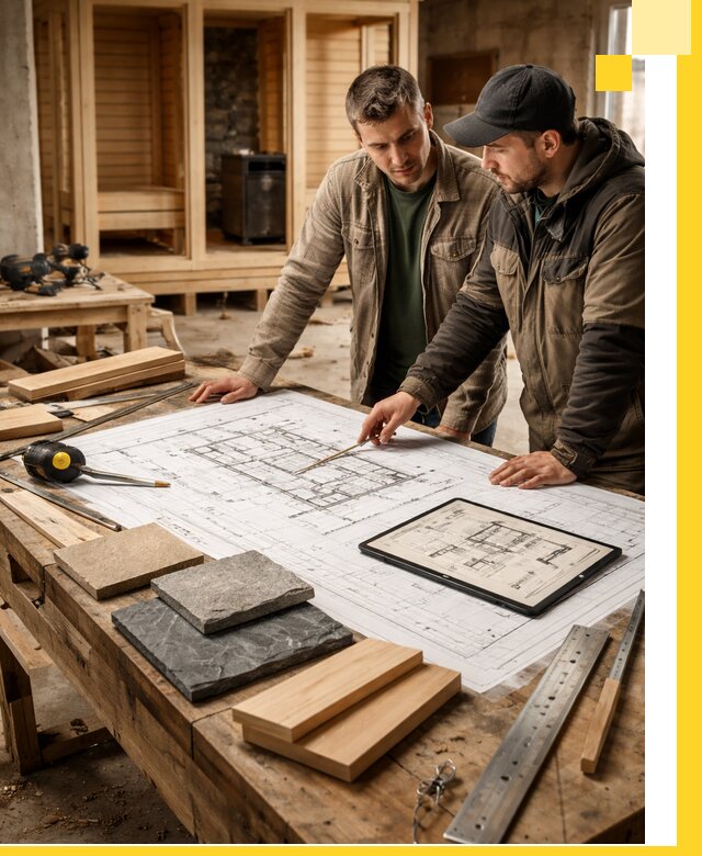 Проекты бань под ключ и планы строительства в Норильске