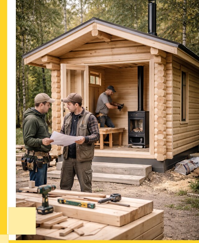 Монтаж бань под ключ в Норильске — от 207700 р. | ЭриданНрл