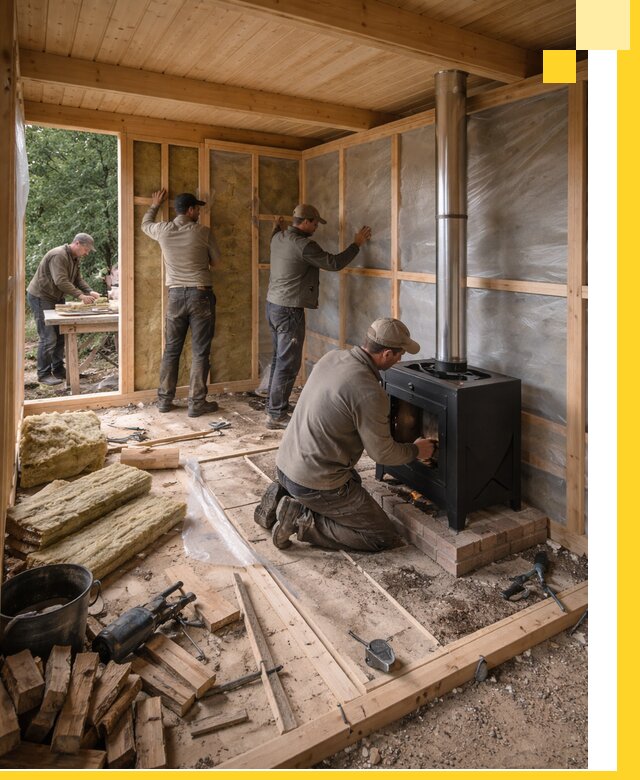 Профессиональный монтаж бань под ключ в Норильске для дома