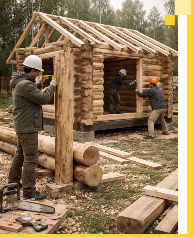 Строительство бань для дачи под ключ в Норильске с доставкой и монтажом