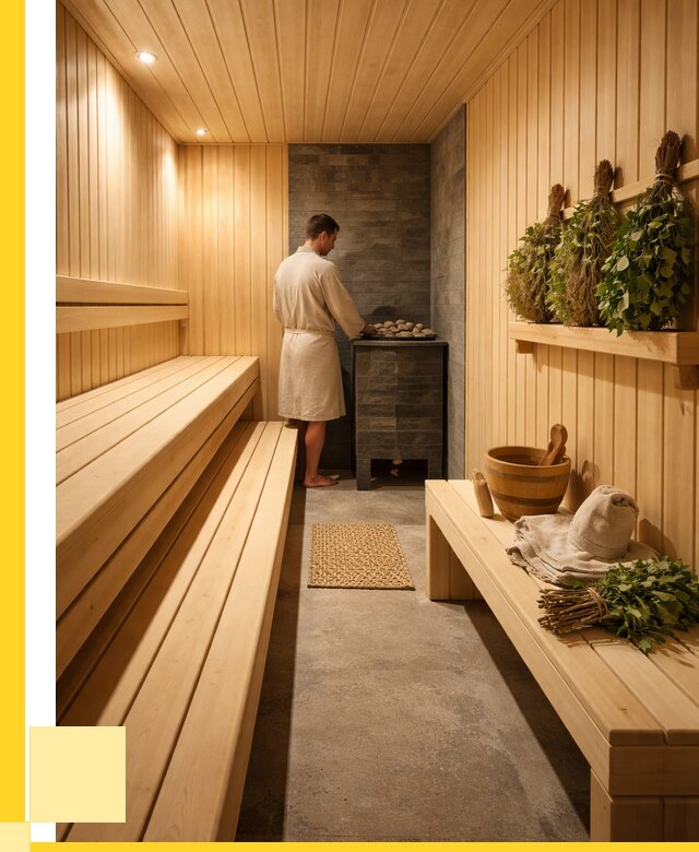 Отделка парной под ключ в Норильске от 363475 р. | ЭриданНрл