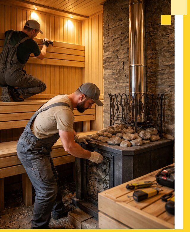 Комплексный дизайн бань, саун и зон отдыха в Норильске