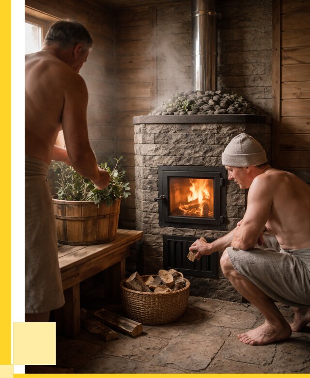 Банные печи под ключ в Норильске от 46733 р. | ЭриданНрл кирпичная