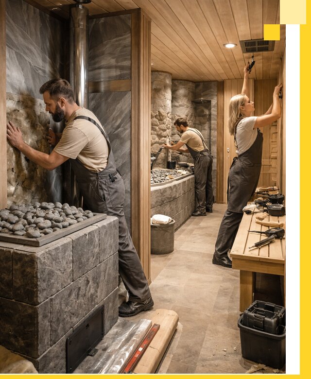 Строительство бань и SPA процедур в Норильске под ключ и отделкой