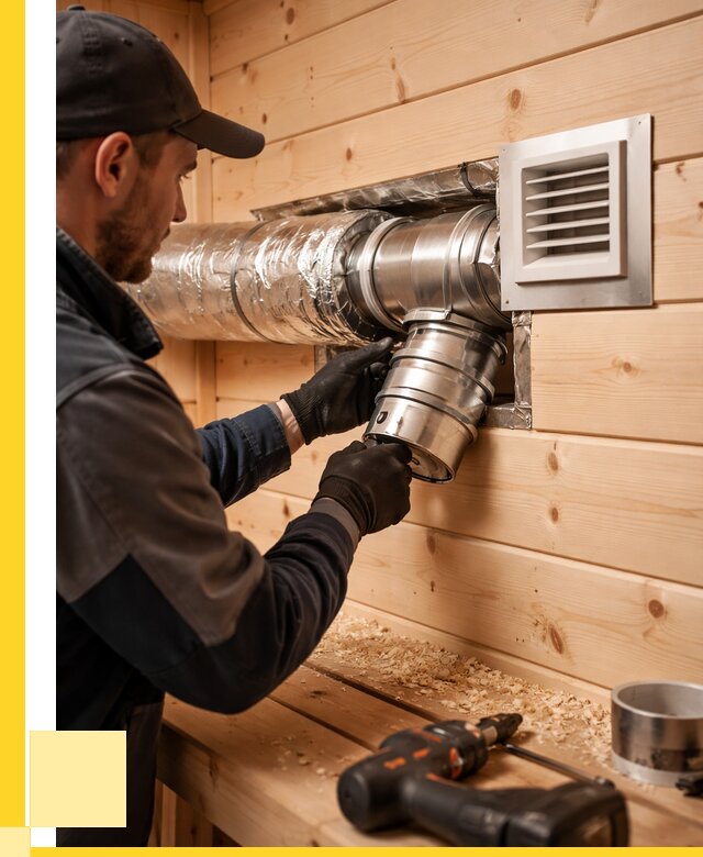 Монтаж вентиляции бани в Норильске от 12462 р. | ЭриданНрл