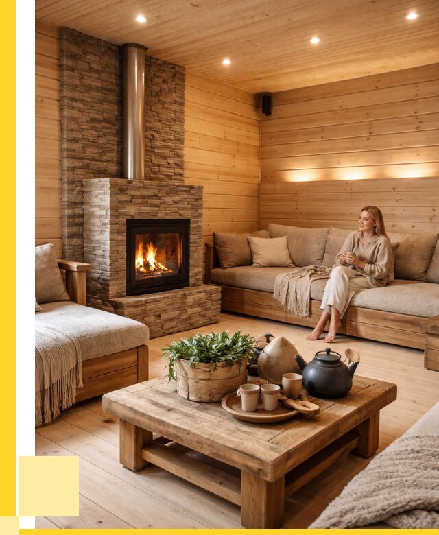 Проект бани с комнатой отдыха в Норильске от 36348 р. | ЭриданНрл