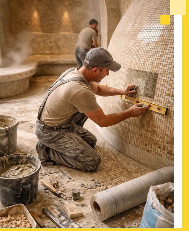 Хамам под ключ в Норильске: проектирование, строительство, отделка