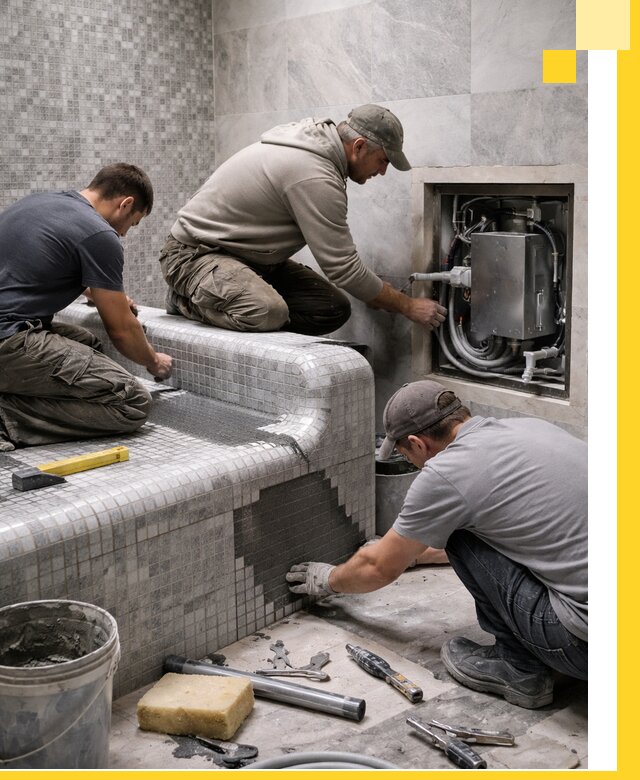 Проекты хамамов под ключ в Норильске и дизайн и строительство