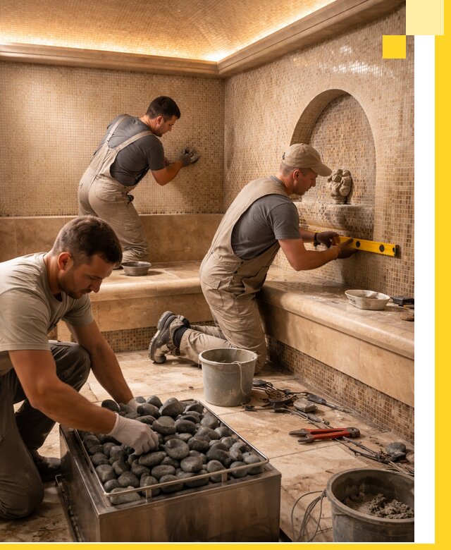 Проектирование и строительство хамама и сауны в Норильске