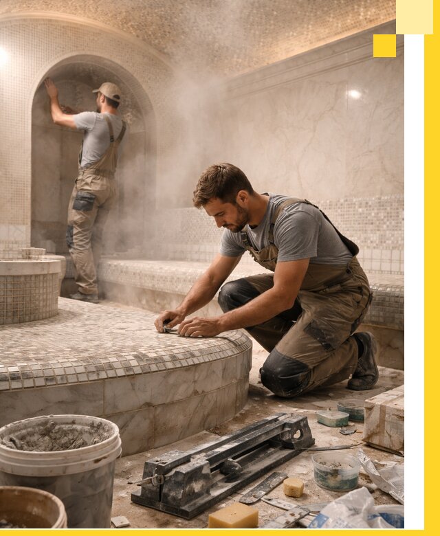 Профессиональный дизайн хамама и SPA под ключ в Норильске