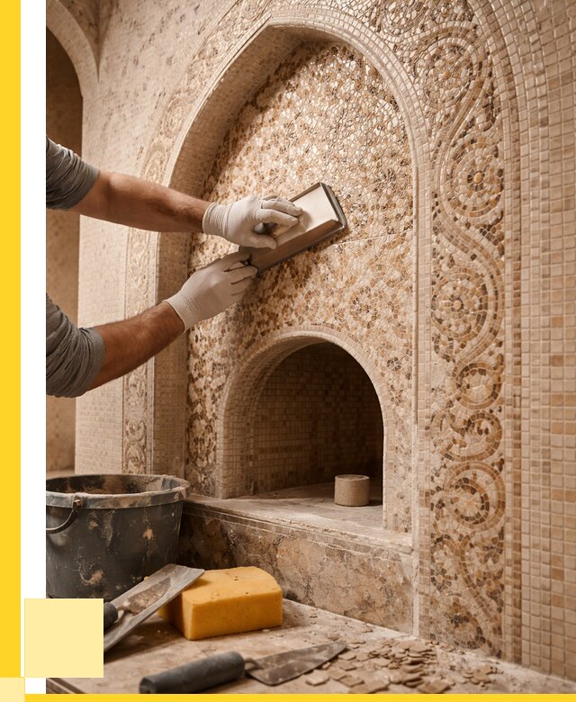 Мозаика для хамама в Норильске под ключ от 5193 р. | ЭриданНрл