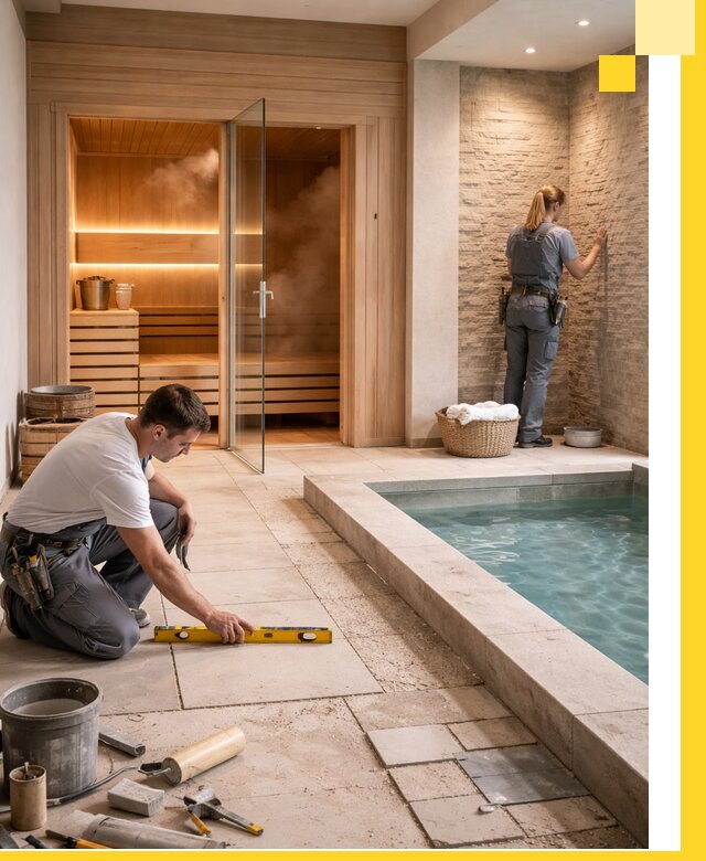 Комплексный дизайн и отделка интерьеров SPA под ключ в Норильске